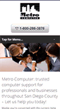 Mobile Screenshot of metrocomputer.biz